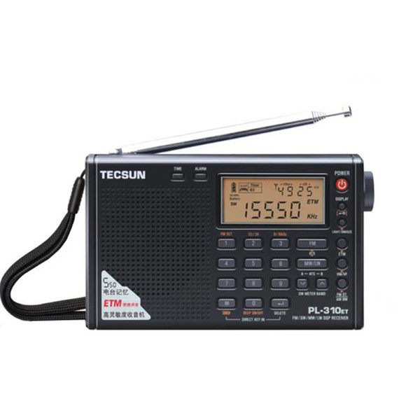 Fashion Tecsun PL-310ET Full Band Radio Digital Demodulator FM/AM/SW/LW Stereo Radio free shipping