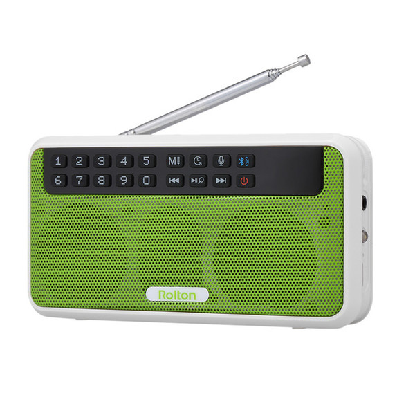 Rolton E500 Stereo Bluetooth speaker FM Radio Portable Speaker Radio Mp3 Play Sound recording Hand Free for Phone And Flashlight