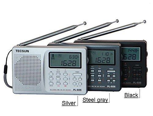 Wholesale-Free Shipping Tecsun PL-606 Digital PLL Portable AM/FM LW/MW/SW multi band Radio Receiver with DSP