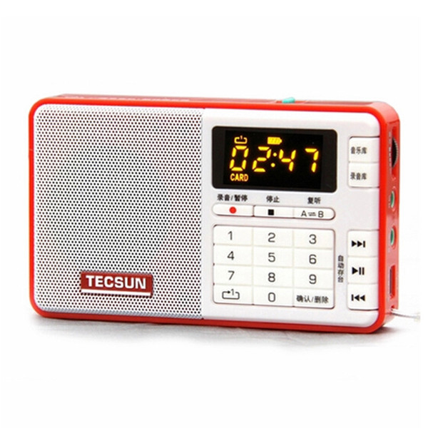 Wholesale-TECSUN Q3 Portable FM Radio Digital MP3 Player Support Recorder Tecsun Radio Broadcast Recorder For Meeting Learning Drop Ship