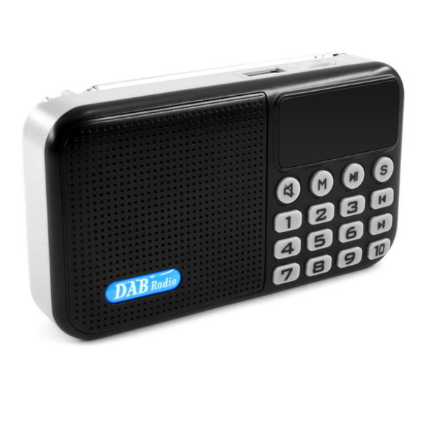 DAB-P8 Mini DAB/DAB+ Digital Radio Portable FM Receiver 3W BT 4.0 Speaker TF Card U Disk MP3 Music Player w/1.8