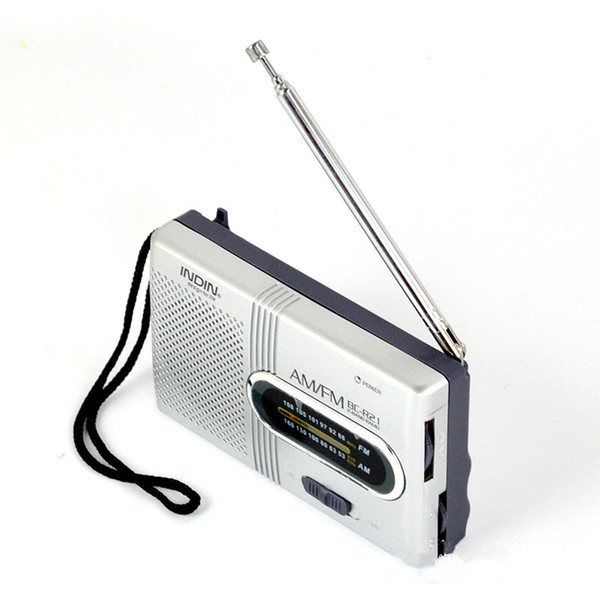 BC-R21 Mini Radio Portable AM FM Telescopic Antenna Radio World Receiver Speaker DC 3V Good quality