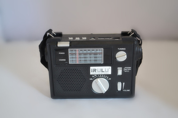 IRULU High quality Pocket Radio Portable FM / AM / SW1 -6 8 band world Receiver Emergency Radio With USB/SD MP3 PLAYER