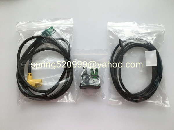 Brand new OEM rns315 strengthen edition RNS510 RNS310 rcd510 aux usb socket switch wire harness polo top a steps leaps