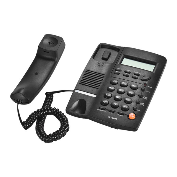 Desk telefone Corded Telephone Phone Landline LCD Display Caller ID Volume Adjustable Calculator Alarm Clock for Home Call NEW