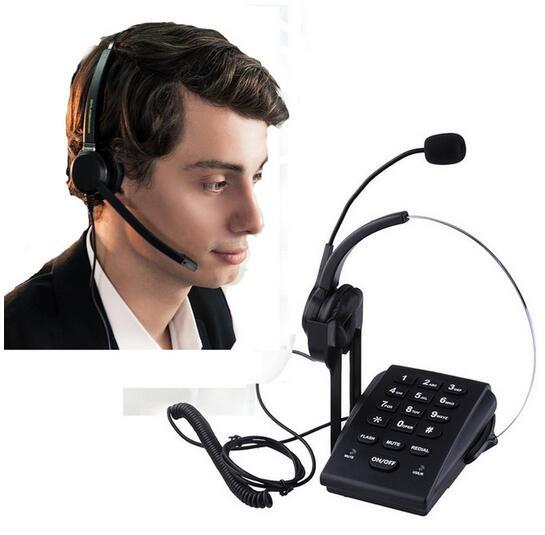 Diaplad Corded Telephone with Noise Cancelling RJ9 Headset,PC Recording Cable for Small Offices and Home-based Agents