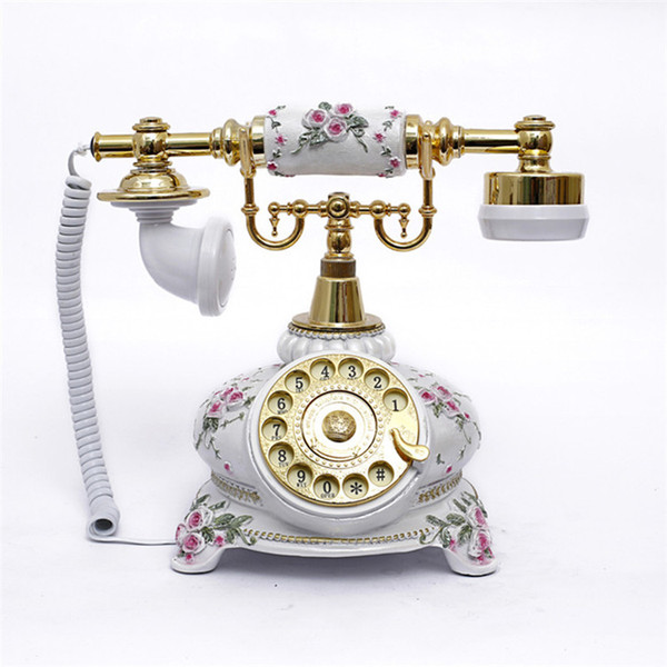 To the factory, antique telephone, turntable, old-fashioned European style, creative fashion retro landline 108