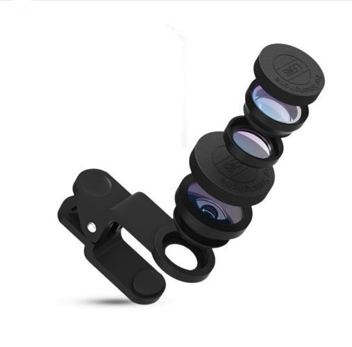 Universal 3 in 1 Mobile Phone Lenses For iPhone 7 6s plus xiaomi huawei samsung Fish eye Lens Wide Angle Macro Camera Lens