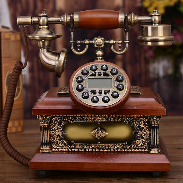 high-end antique telephone European telephone retro telephone home creative landline American