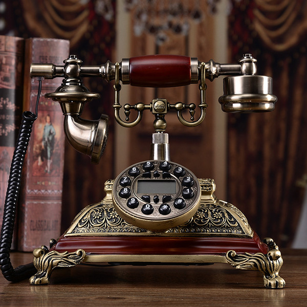 Promotional fashion creative telephone antique European pastoral retro telephone home landline office phone to show