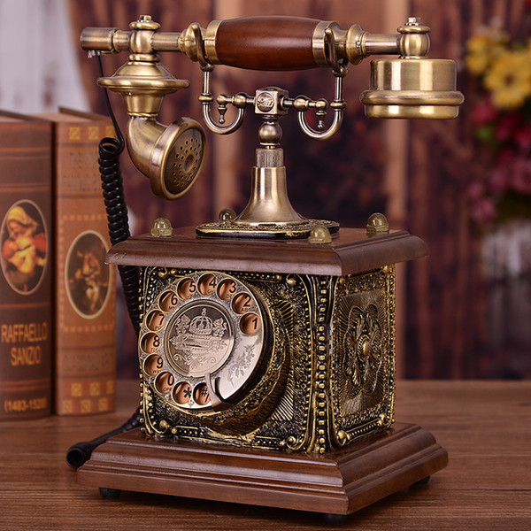 Antique European retro telephone American home landline office hotel fashion creative Republic of China telephone