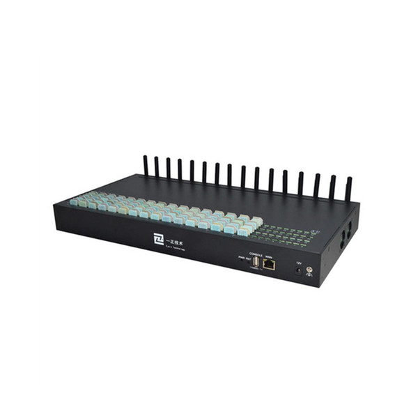 Hot 16 Ports 128 Slots Voip Gateway Human Behavior Goip Voice Call SMS Sending Device with New Firmware Version