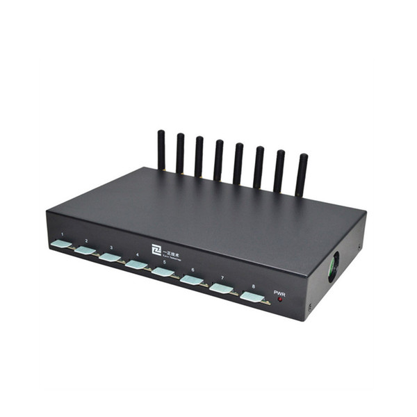 8 Port 8 Sim Card SMS Gateway GSM Modem Sending and Receiving SMS Device Specialist for Bulk SMS Marketing