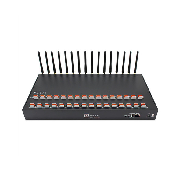 64 Multi Sims Rotating Upgraded 2g 3g 4g Modem Fast Speed 16 Port Bulk SMS Modem SMS Gateway for Hot Sale