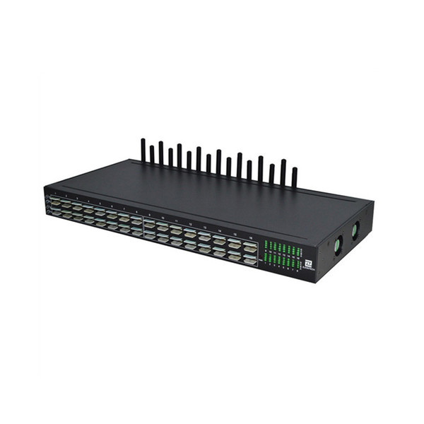 Professional Call Termination Equipment 16 Ports Voip Gateway For Voip Voice SMS Broadcasting Business 2G/3G/4G Optional 64 Multi SIM