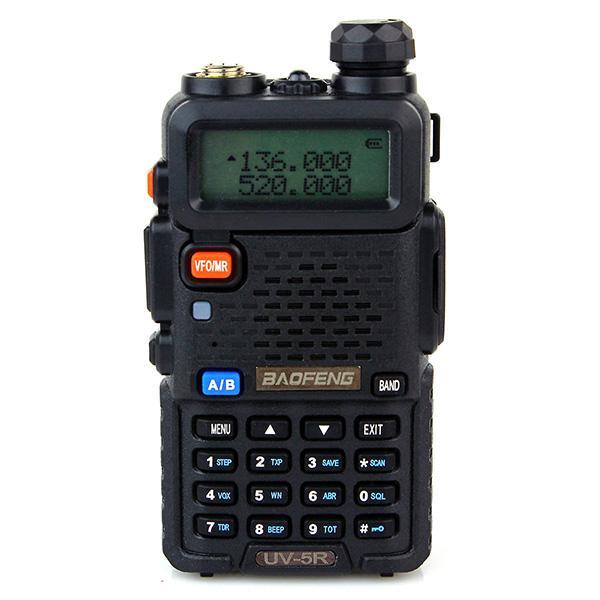 BaoFeng UV-5R UV5R Walkie Talkie Dual Band 136-174Mhz & 400-520Mhz Two Way Radio Transceiver with 1800mAH Battery free earphone(BF-UV5R) 5