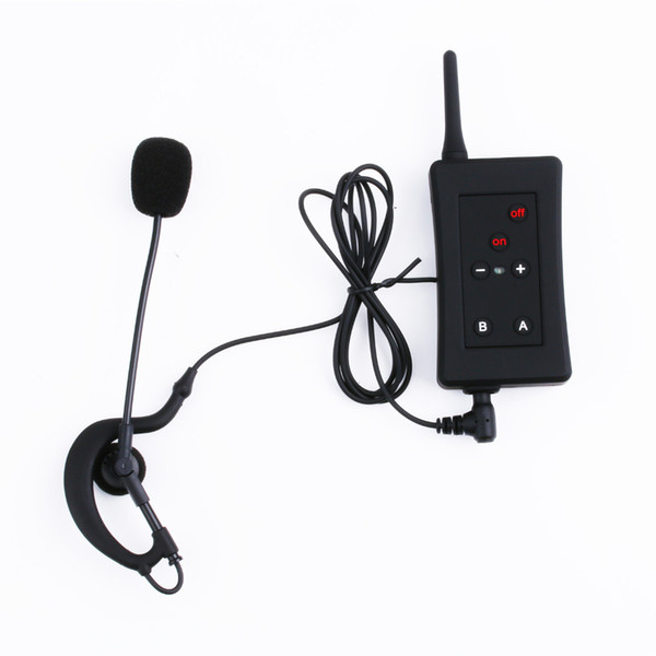 4 PCS Football Referees Intercom Headset Bluetooth Vnetphone FBIM 1200M Wireless Real Time Full Duplex BT Interphone+FM 800Mah