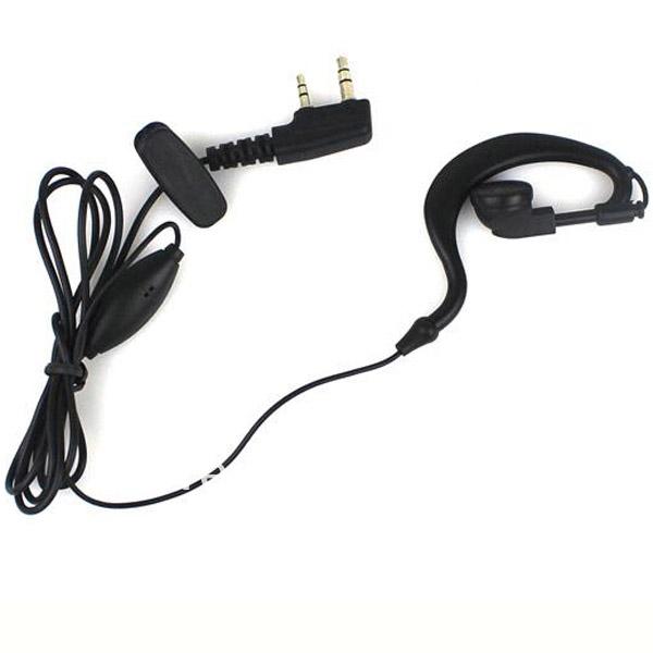 Wholesale-10pcs/lot 2 PIN Earpiece Headset for BAOFENG UV5R 888S  TWO Way Radio Headset Walkie talkie