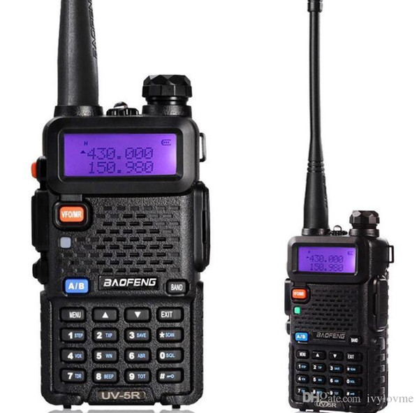 Free Shipping Original BAOFENG UV-5R Dual BandTransceiver UV5R Two Way Radio Walkie Talkiea BF-UV5R With Free Headset