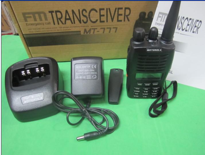 Hot sale New 100% MT777 UHF/VHF Portable Handheld FM Transceiver Two-way radio 128CH walkie talkie i