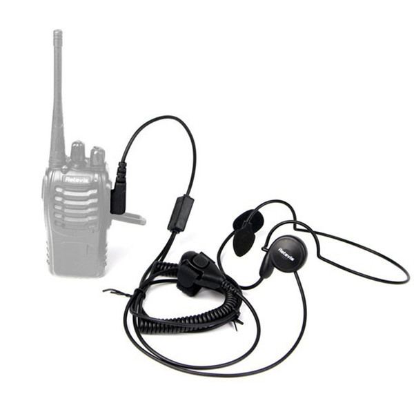 New 2 Pin Mic Finger PTT Headset for Kenwood Baofeng uv 5r H777 888s HYT PUXING Walkie Talkie CB Radio