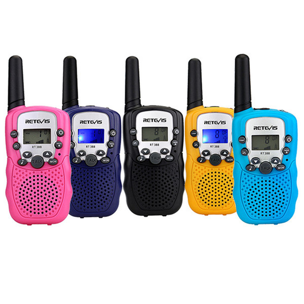 A pair Mini Walkie Talkie Kids Radio Retevis RT388 RT-388 0.5W UHF PMR Frequency Portable Two Way Radio Gift A7027B