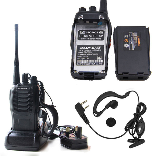 Baofeng BF-888S Tactical wireless Portable Walkie Talkie 5W 400-470MHz Two Way Radio Interphone Mobile Portable