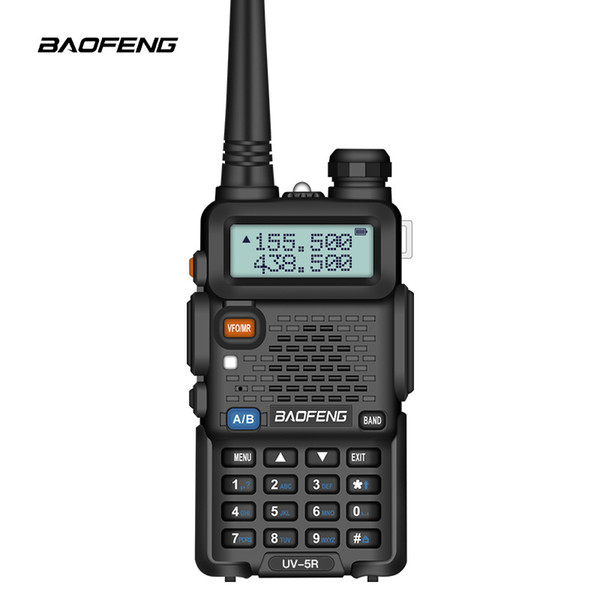 BaoFeng UV-5R UV5R Walkie Talkie Dual Band 136-174Mhz & 400-520Mhz Two Way Radio Transceiver with 1800mAH Battery free earphone(BF-UV5R)