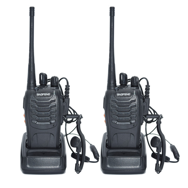 2pcs Walkie Talkie Radio BaoFeng BF-888S 5W Portable Ham CB Radio Two Way Handheld HF Transceiver Interphone bf-888s