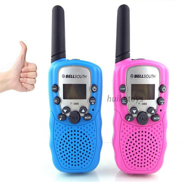 Kids Walkie-talkie Toy Kids Walkie Talkie Parent-child Communication Interactive Toys blue-1 pair US plus