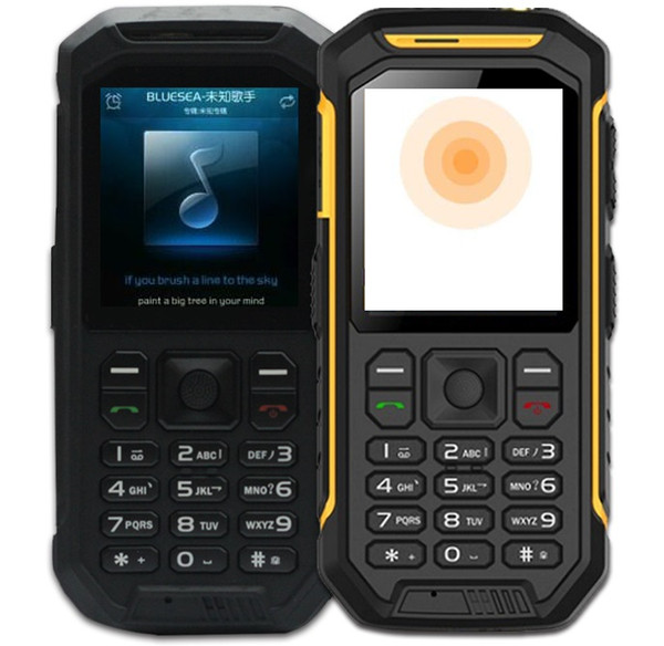 X6 PTT military standard Mobile Phone waterproof IP68 dustproof 2.4 Inch Dual SIM GSM Walkie Talkie rugged phone with torch LED