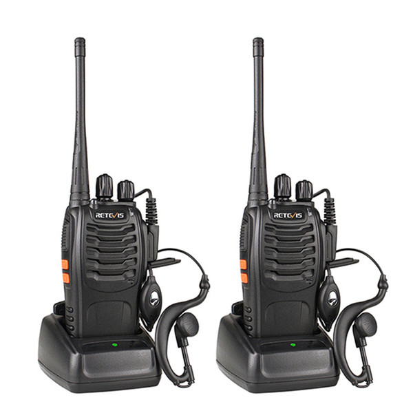 2pcs Retevis H777 Walkie Talkie 16CH 2-Way Radio USB with earphone Handheld Walkie Talkie communication device Radio Transmitter