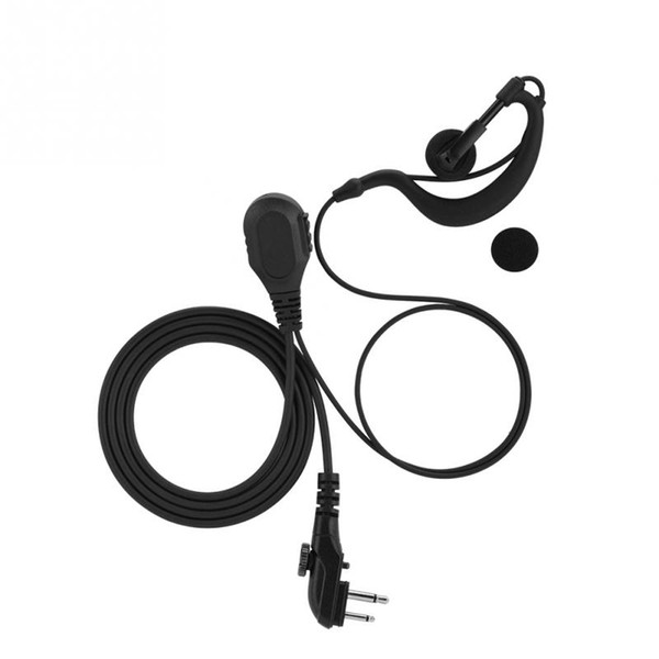 New Portable Earhanger Headset PTT Walkie Talkie G Shape Earpiece Ear Hooks With Mic UV For Two-way Radio HYT Walkie Talkies