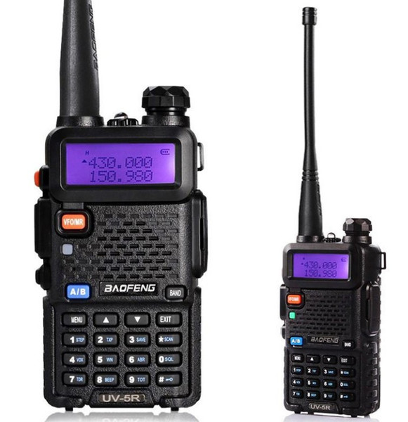 Free Shipping Original BAOFENG UV-5R Dual BandTransceiver UV5R Two Way Radio Walkie Talkiea BF-UV5R With Free Headset LLFA