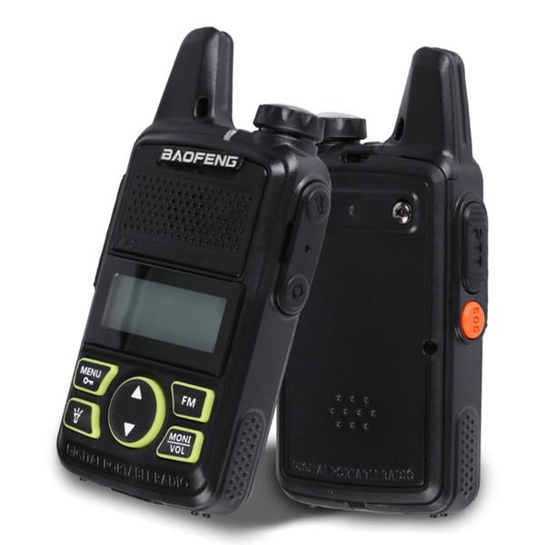 2 X Walkie Talkie BF-T1 MINI Radio UHF 400-470MHz FM Transceiver With PEarpiece Hotel Civilian Radio Comunicacion Transceiver