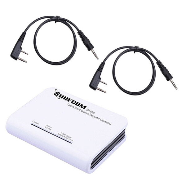 Surecom SR-628 Cross Band Duplex  Controller for Two way radio K1 plug connection cables included