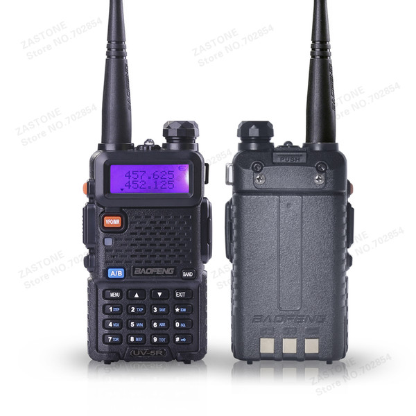 5PCS BaoFeng UV-5R walkie taklie transceiver 5W VHF UHF Dual Band 136-174/400-520 MHz two way radio walkie talkie