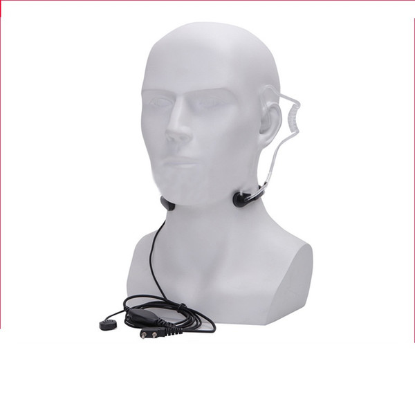 BAOFENG PTT Throat Headset Headphone Microphone Mic Earpiece Headset for Walkie Talkie UV-5R UV-5RE Outdoor Activity Equipment