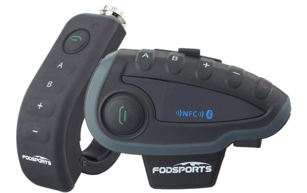 2018-VNETPHONE Helmet Headset Motorcycle Intercom 1200m Helmet Bluetooth Interphone full-duplex 5 people at the same time intercom V8