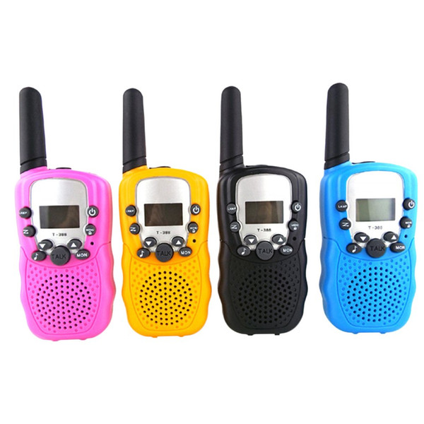 Two Way Radio Portable Handheld Children's Walkie Talkie with Built-in Led torch Mini Toy Gifts for Kids Boy Girls