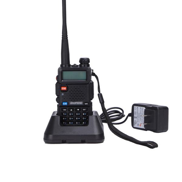 BaoFeng UV-5R UV5R Walkie Talkie Dual Band 136-174Mhz & 400-520Mhz Two Way Radio Transceiver with 1800mAH Battery free earphone(BF-UV5R)