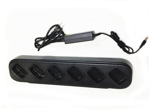 6 and 1 charger connected for Motorola GP140, GP240, GP280, GP320, GP340, GP360, GP380, GP540, GP580, GP640, GP680, radios