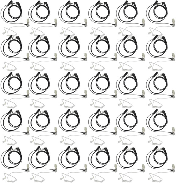 30X 2-Pin Air Duct Earpiece for Motorola GP88 GP300 GP2000 CT150 P040 PRO1150