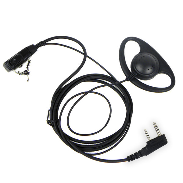 D-Type Surveillance Earpiece Headset for Two Way Radio Wouxun Baofeng UV-5RA Plus BF-UVB2 Plus Walkie Talkie KG-UVD1P KG-UV6D