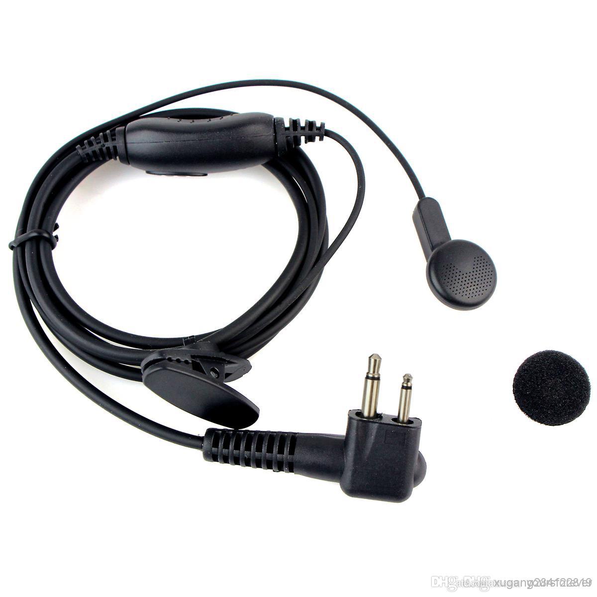 New 2-Pin PTT/VOX Switch Headset Walkie Talkie Earpiece for Radio Motorola CLS1410 CLS1110 CP GP CHEAPEST AND FREE SHIPPING