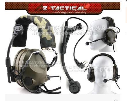 Peltor Sound Trap Z-TAC pickup noise reduction tactical headset with Mike radio headset