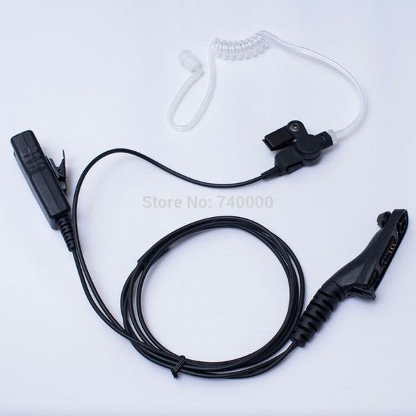 2-Wire Clear Tube Headset Earpiece Earphone for Radio XPR-6300 XPR-6350 XPR-6380 XPR-6500 XPR-6550