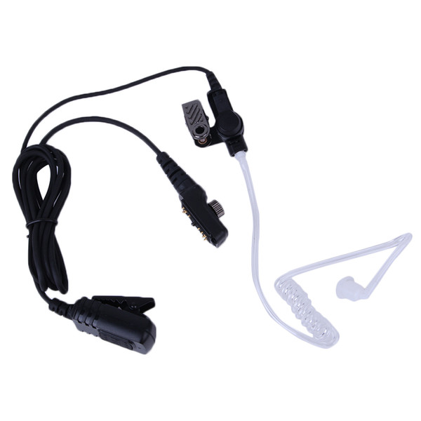 Air Tube Earpiece Headset PPT Waterproof for Hytera PD700 PD780 PD780G HYT Radio Black New C0161A