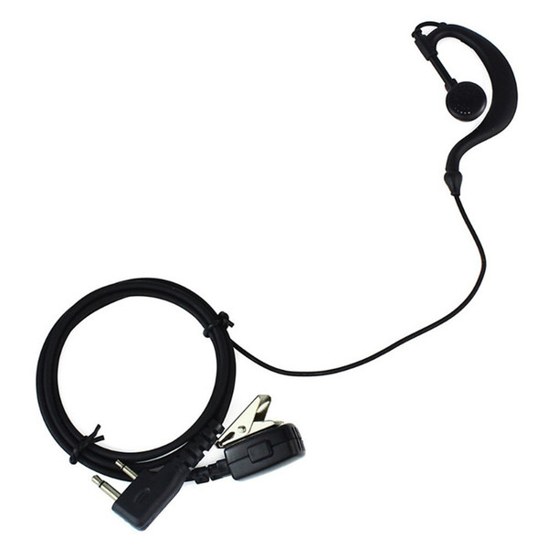 C1023A 2 Pin PTT MIC Earpiece Headset for ICOM Radio Walkie Talkie IC-F11 IC-F11S IC-F21 IC-V82 IC-U82 IC-F31 IC-F3 VERTEX