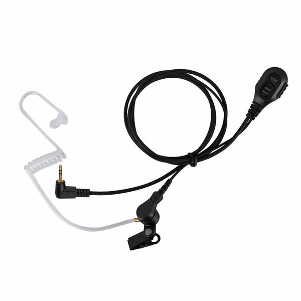 Security Covert Air Acoustic Tube Headset Earpiece Mic PTT for Motorola Portable Radio TLKR T60 T8 MR350R MS350R MD200TPR